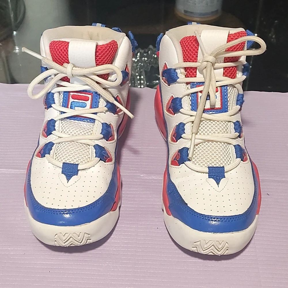 Fila Kids Red, White, and Blue Sneakers